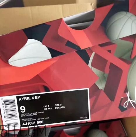nike kyrie 4 multi color鴛鴦配色實(shí)物諜照什么樣？