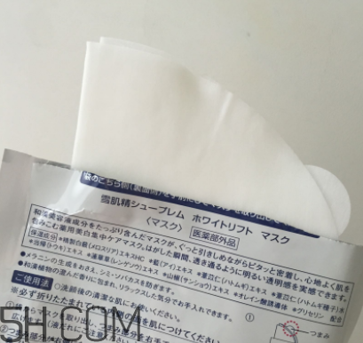 雪肌精純怡美白面膜薄不??？是蠶絲面膜嗎？