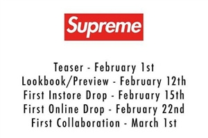 supreme2018春夏系列什么時候發(fā)售？