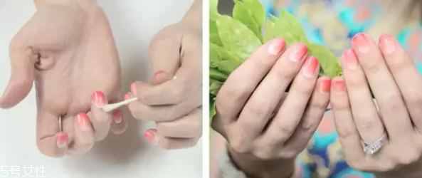 漸變指甲怎么配色？溫暖配色教程