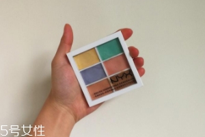 NYX6色遮瑕盤好用嗎？超高遮瑕力