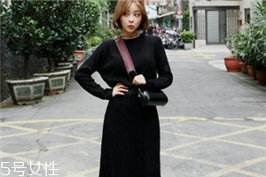 黑色針織裙配什么上衣好看？小女人溫柔氣質(zhì)盡顯