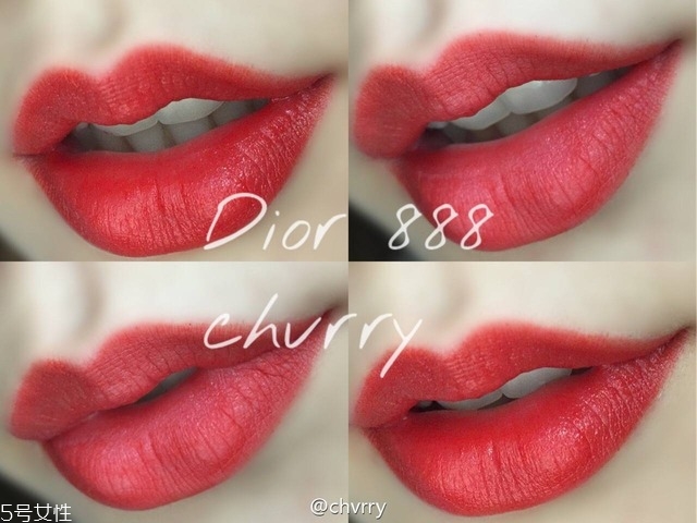 迪奧888口紅專柜價(jià)格多少錢 超級美的紅偏橘顏色