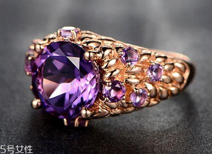 紫水晶戒指多少錢？普通款式兩百元左右