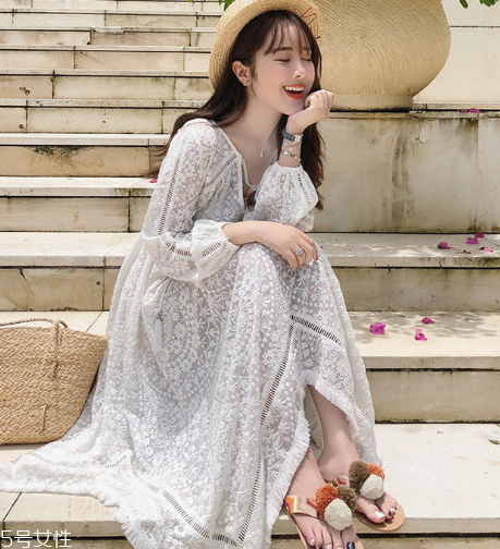 2022新款蕾絲連衣裙？回頭率超高的仙女裙