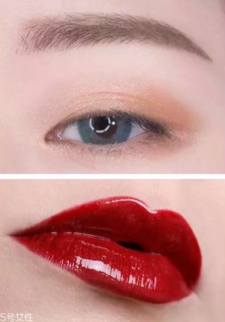 棕色眼影配什么口紅？任何唇色都可以
