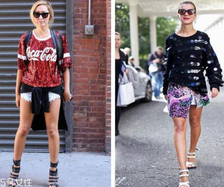 亮片裝怎么穿好看？五光十色的靚麗氣場