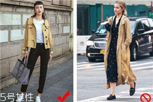 小個子女生怎么挑選風衣？小個子風衣穿搭技巧