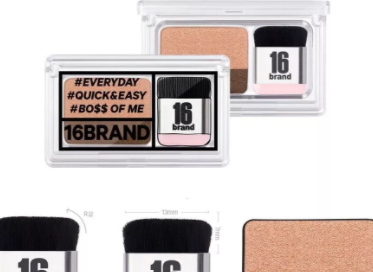 sixteen眼影怎么樣？sixteen 16brand眼影評測