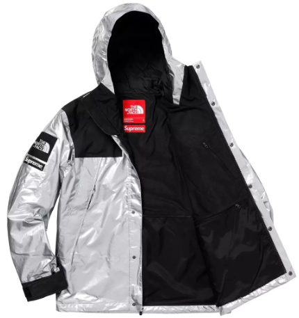 supreme聯(lián)名tnf銀色沖鋒衣多少錢(qián)？