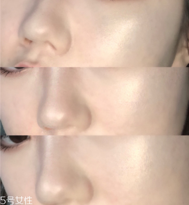 becca高光vanilla quartz和moonstone的對比試色 becca高光vanilla quartz和moonstone的對比試色