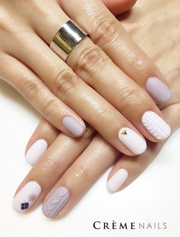 霧面美甲是什么樣的 霧面美甲2018最新款樣式圖 霧面美甲是什么樣的 霧面美甲2018最新款樣式圖