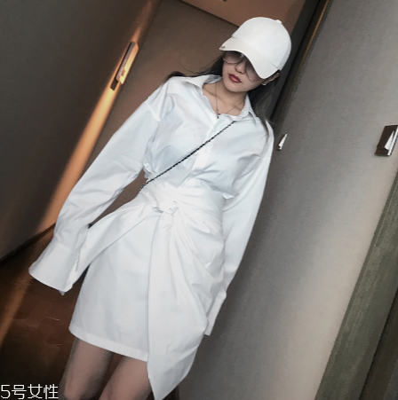 襯衫裙怎么穿好看？襯衫裙穿搭圖片