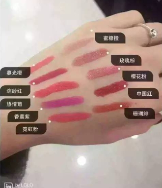 雅姿口紅哪個顏色好看？雅姿口紅試色圖
