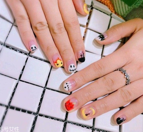 q版萬圣節(jié)美甲怎么做？q版萬圣節(jié)美甲教程