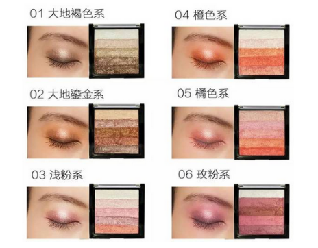 odbo眼影畫(huà)法 odbo眼影使用教程