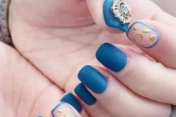 藍色系美甲圖片2019 仙氣滿滿藍色系美甲 藍色系美甲圖片2019 仙氣滿滿藍色系美甲