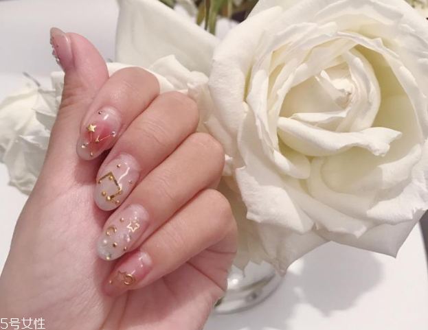 高清星月美甲圖片 仙女專屬星月美甲 高清星月美甲圖片 仙女專屬星月美甲