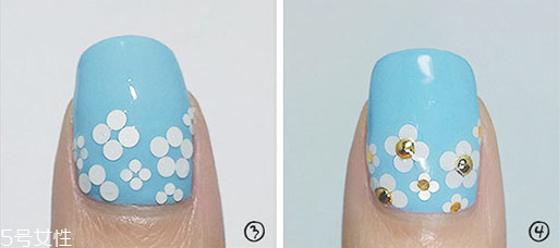 藍(lán)色鉆石美甲教程 藍(lán)色小花美甲教程 藍(lán)色鉆石美甲教程 藍(lán)色小花美甲教程