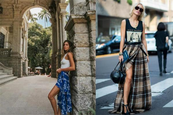 開叉半身裙怎么搭配 夏季最流行半裙穿搭 開叉半身裙怎么搭配 夏季最流行半裙穿搭