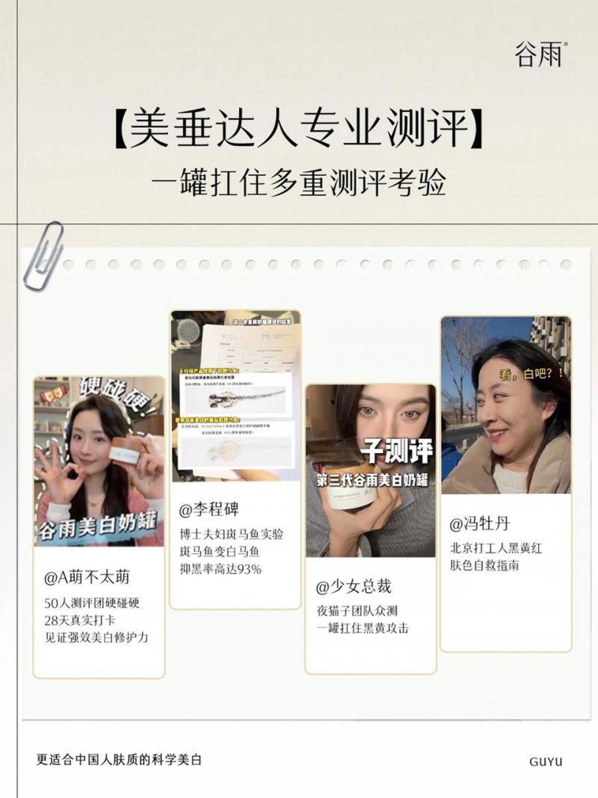 熬夜黨曬后黨必看！千人實測谷雨「極光甘草」：敏感肌也能美白